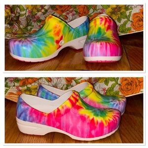 Tie Dye Clogs